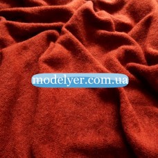 Ткань Трикотаж ангора арктика (кирпичный)